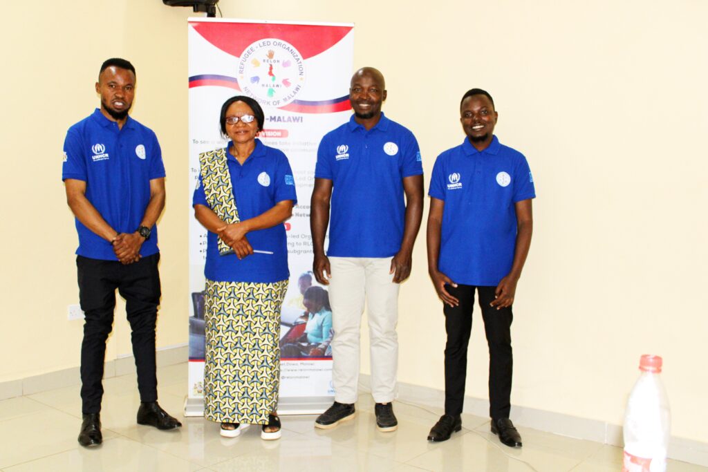 refugee led organization network in Malawi team members